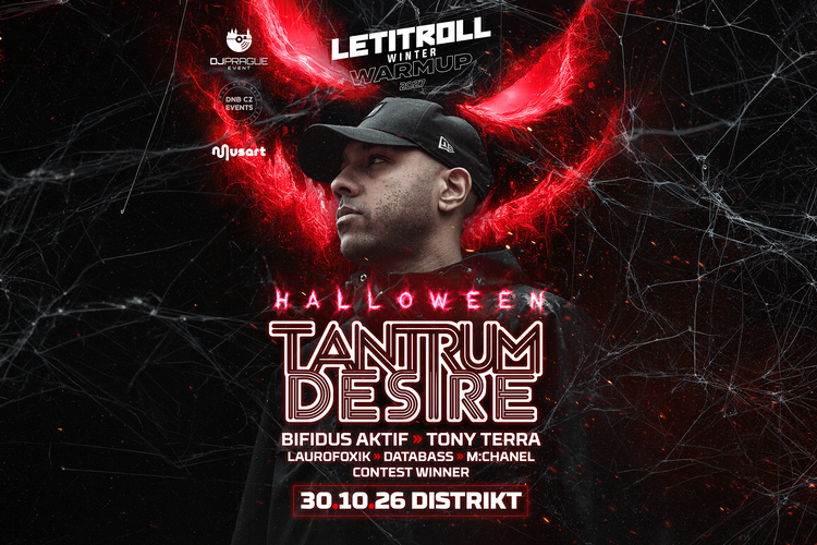 Flyer for Let It Roll Halloween Winter WRMP - Tantrum Desire