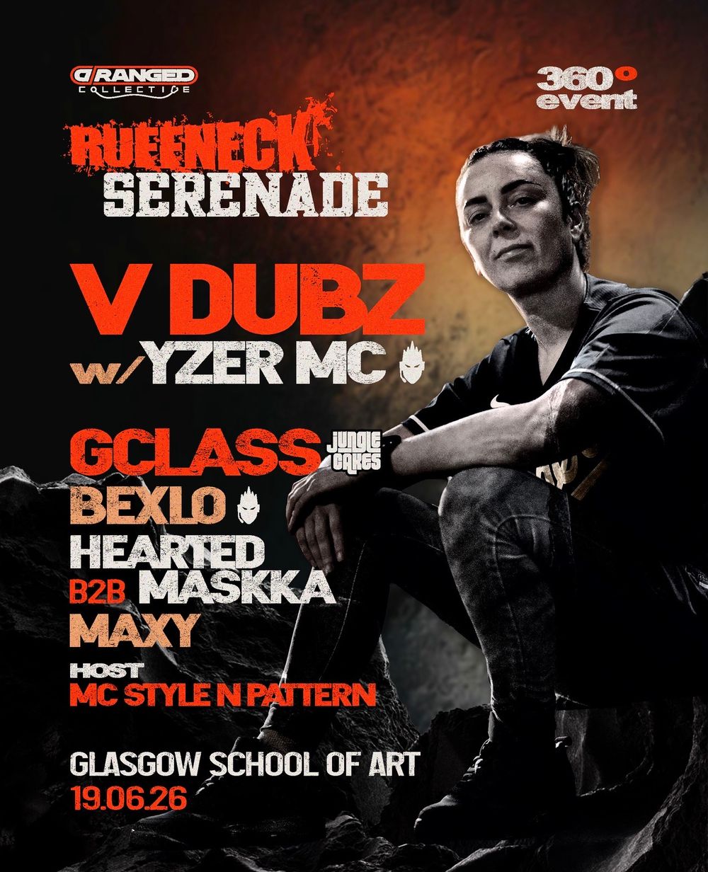 Flyer for CANCELLED - RUFFNECK SERENADE (VDUBZ x Y-zer MC 360• JUNGLE SET)(LIMITED FREE B4 11PM TIX)