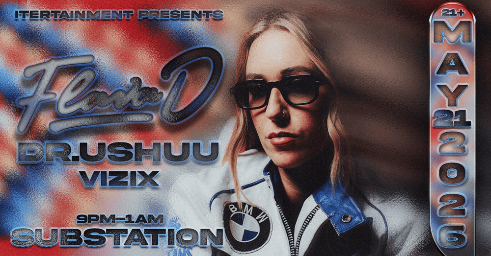Flyer for Flava D with Dr. Ushūu