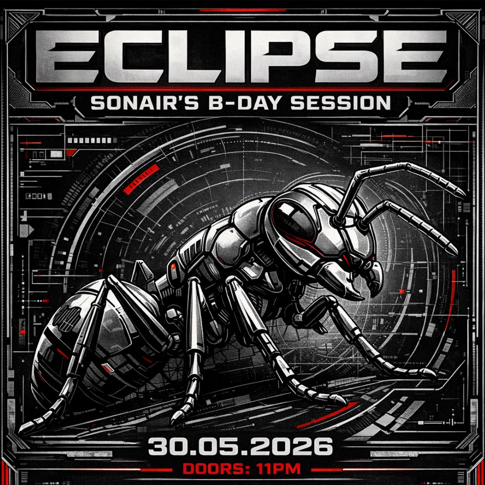 Flyer for ECLIPSE (Sonair's B-Day Bash)
