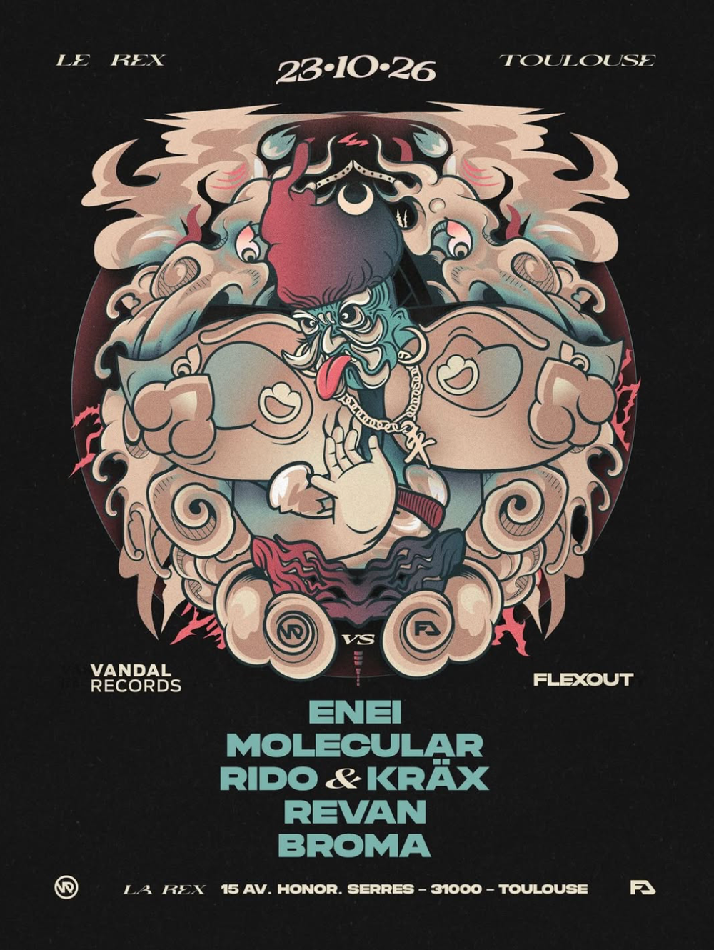 Flyer for Vandal X Flexout