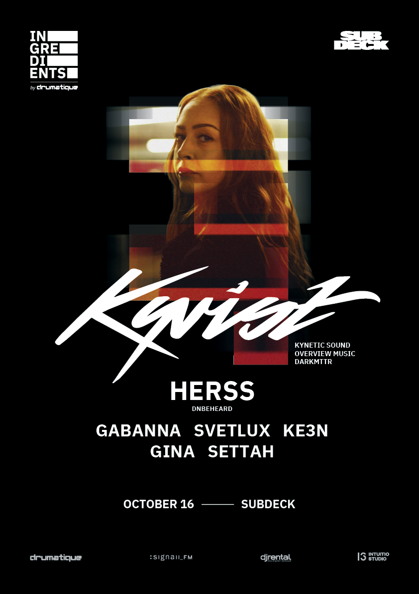 Flyer for Ingredients with Kyrist (UK)