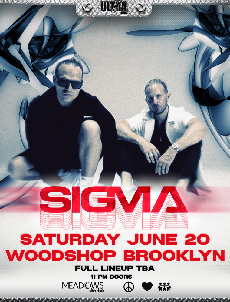 Flyer for Sigma (UK) DRUM AND BASS