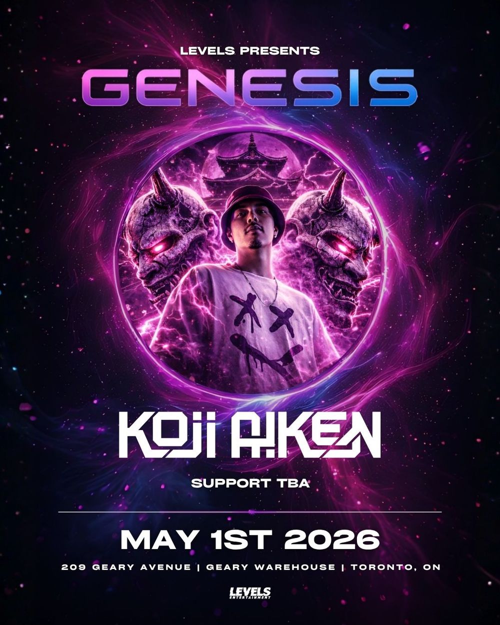 Flyer for Genesis: Koji Aiken