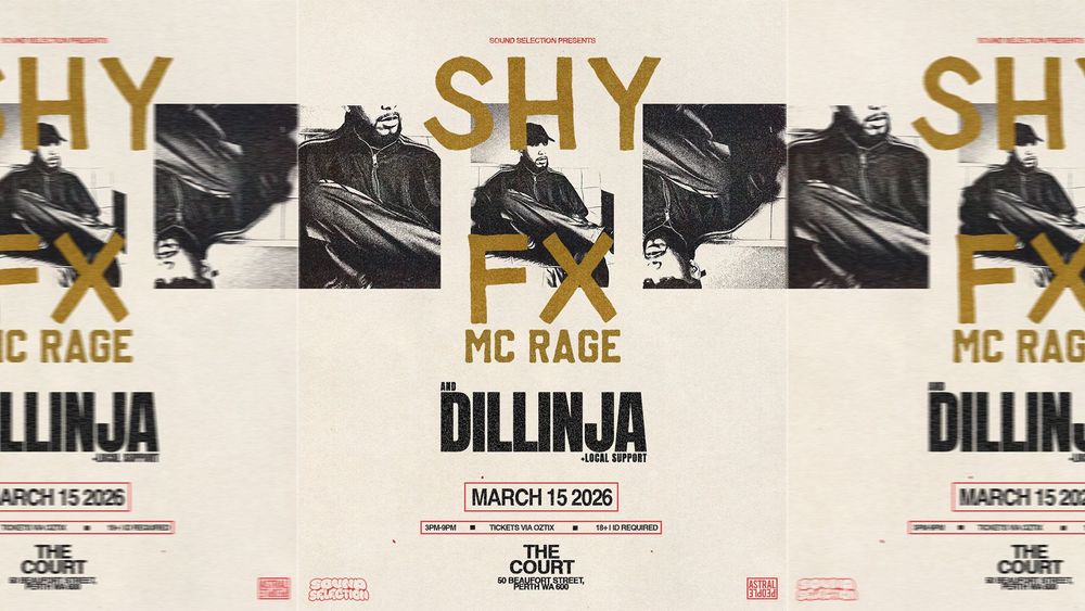 Flyer for Sound Selection Pres. Shy FX & Dillinja