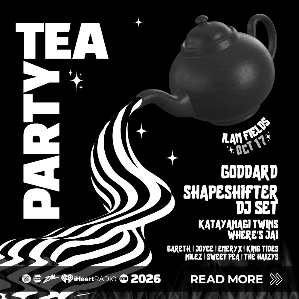 Flyer for UCSA presents Tea Party '26