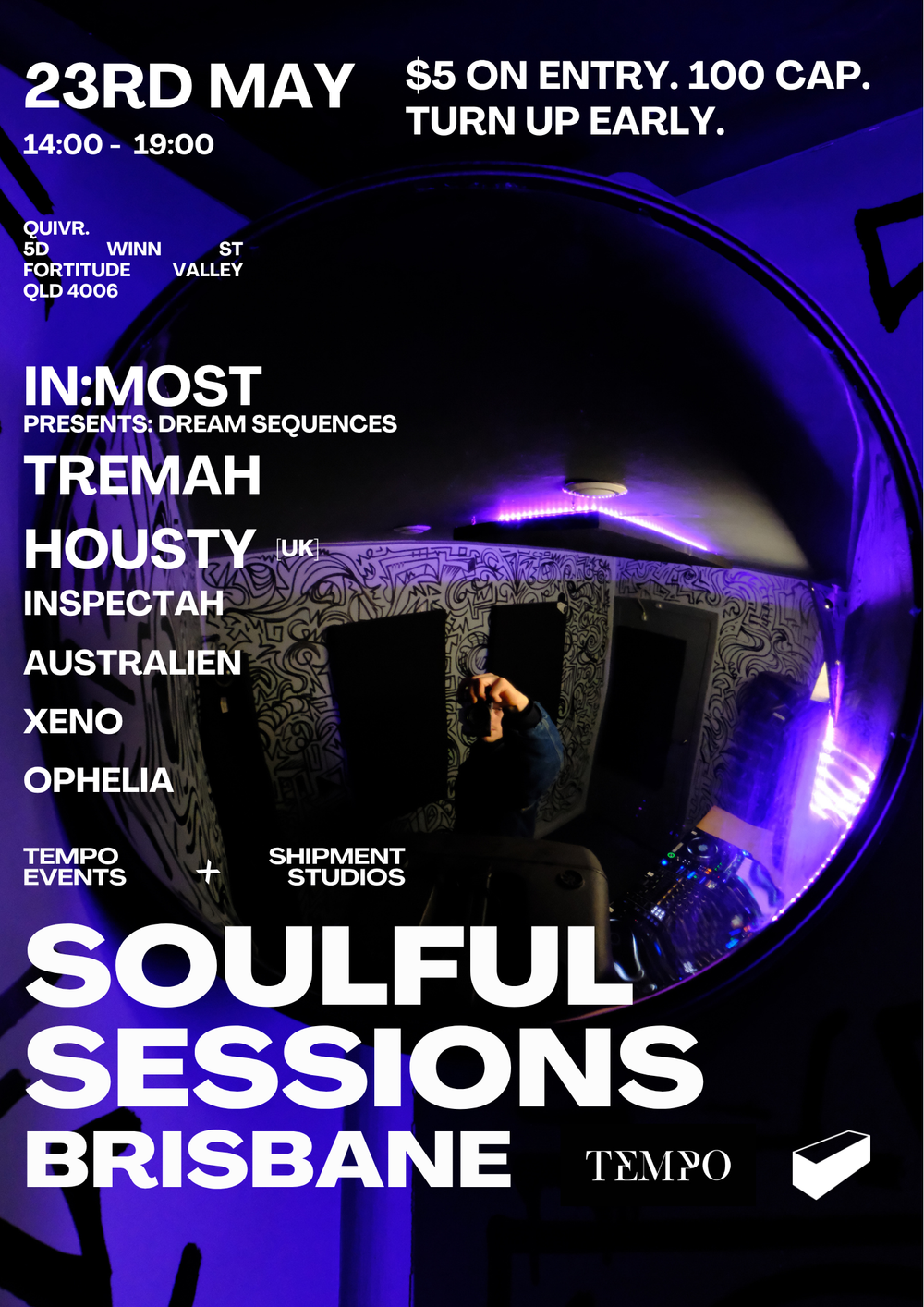 Flyer for Soulful Sessions - In:Most
