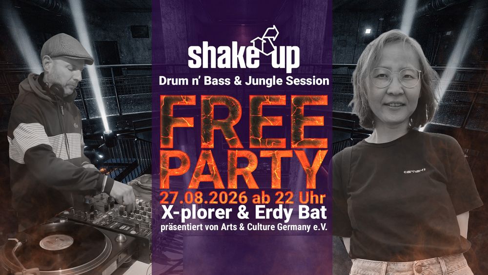 Flyer for Shaeup Session Party