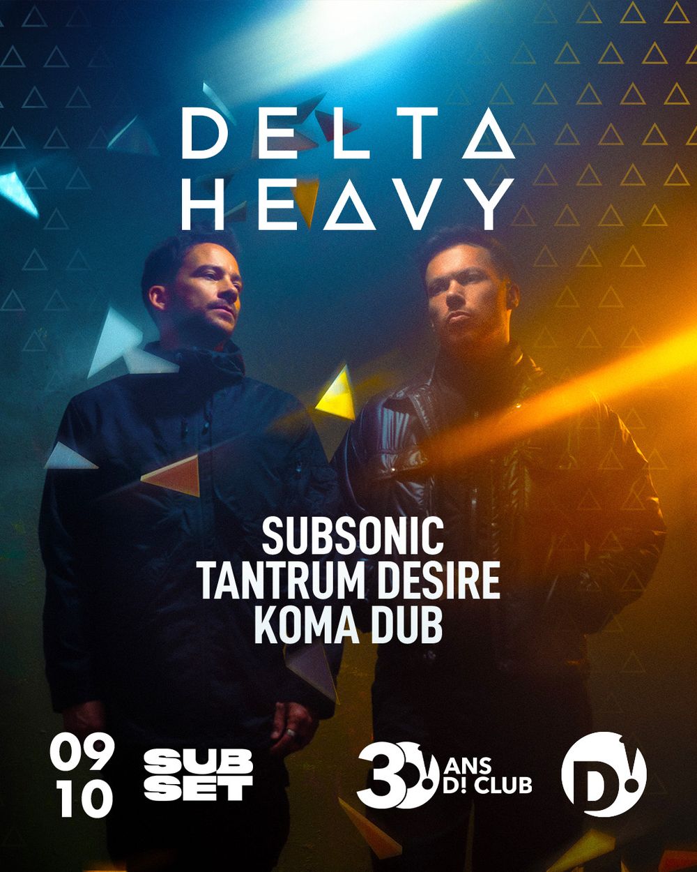 Flyer for Delta Heavy =>Subset