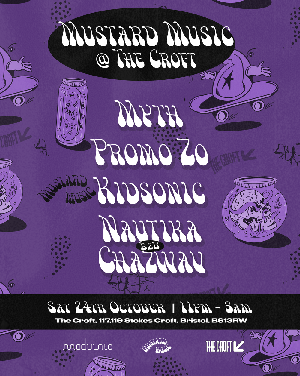 Flyer for Mustard Music: Bristol
