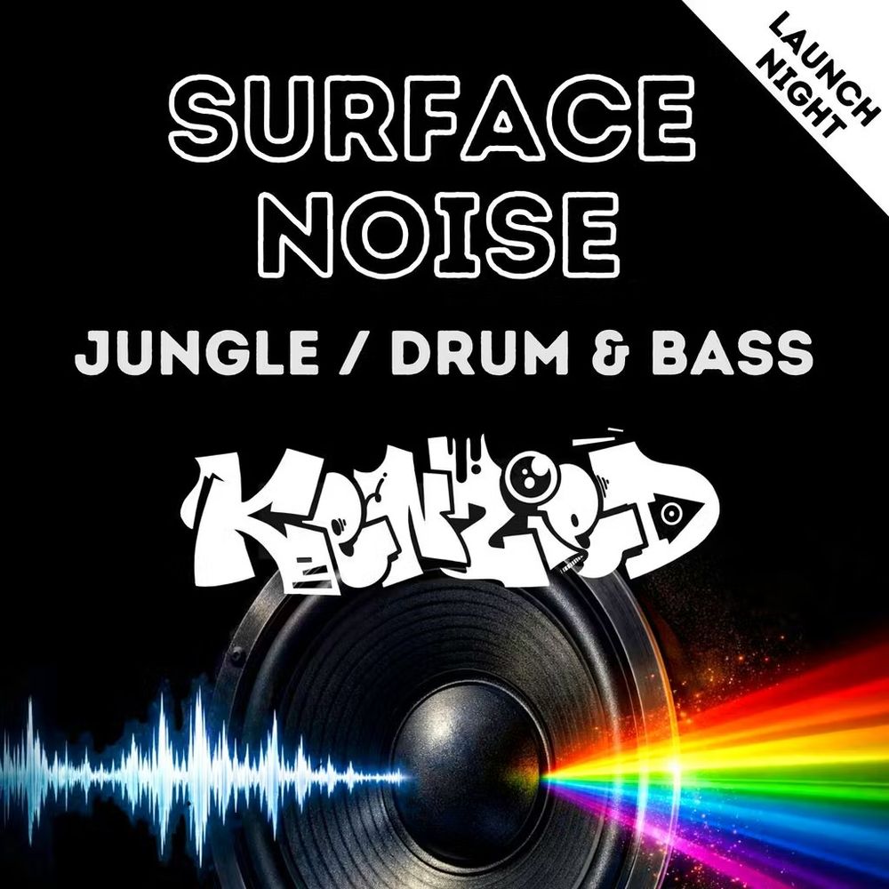 Flyer for Surface Noise - The Full Spectrum of Drum & Bass / Jungle