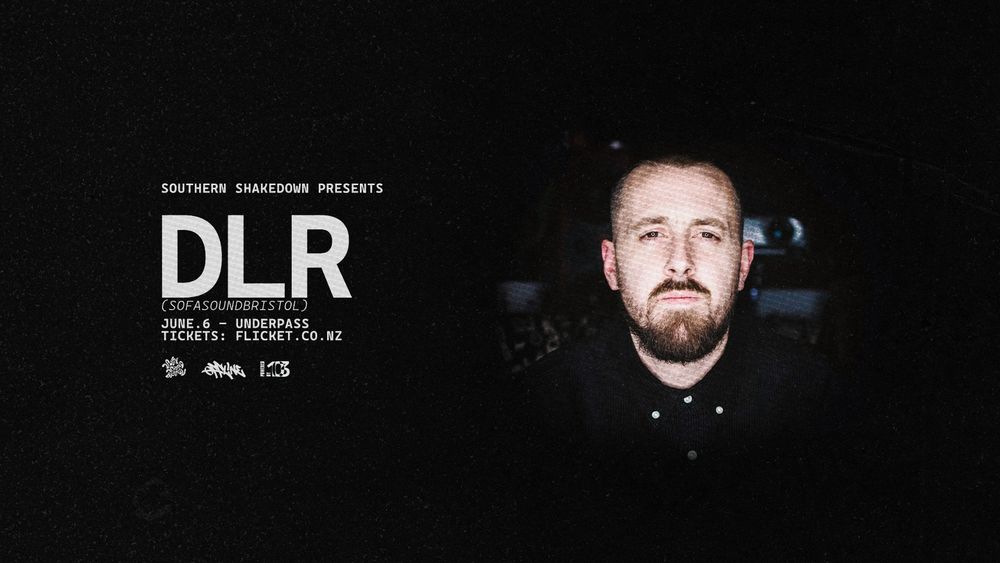 Flyer for Southern Shakedown presents: DLR