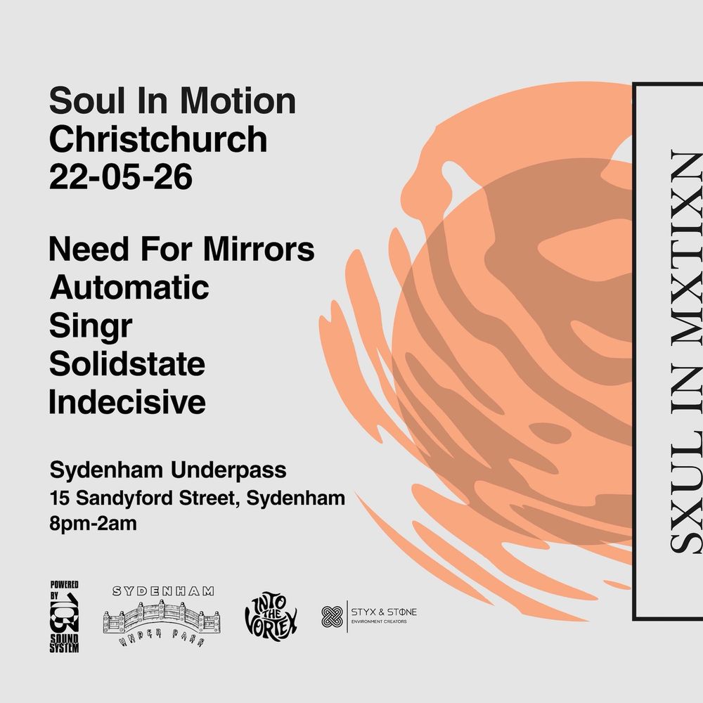 Flyer for Soul In Motion (Christchurch)