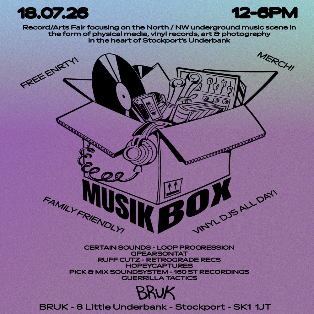 Flyer for Musik Box - Record Fair