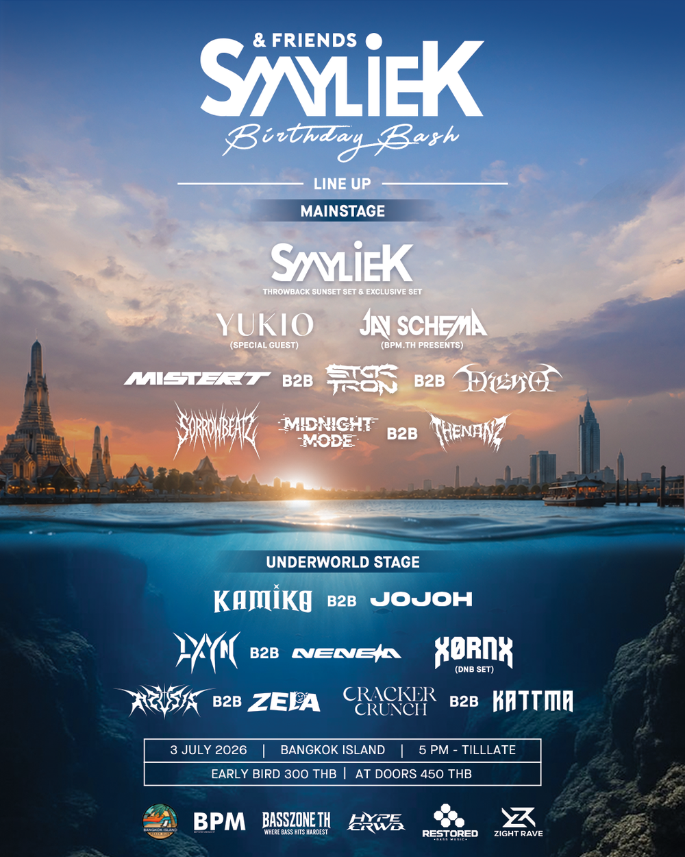 Flyer for SmylieK & Friends: Birthday Bash
