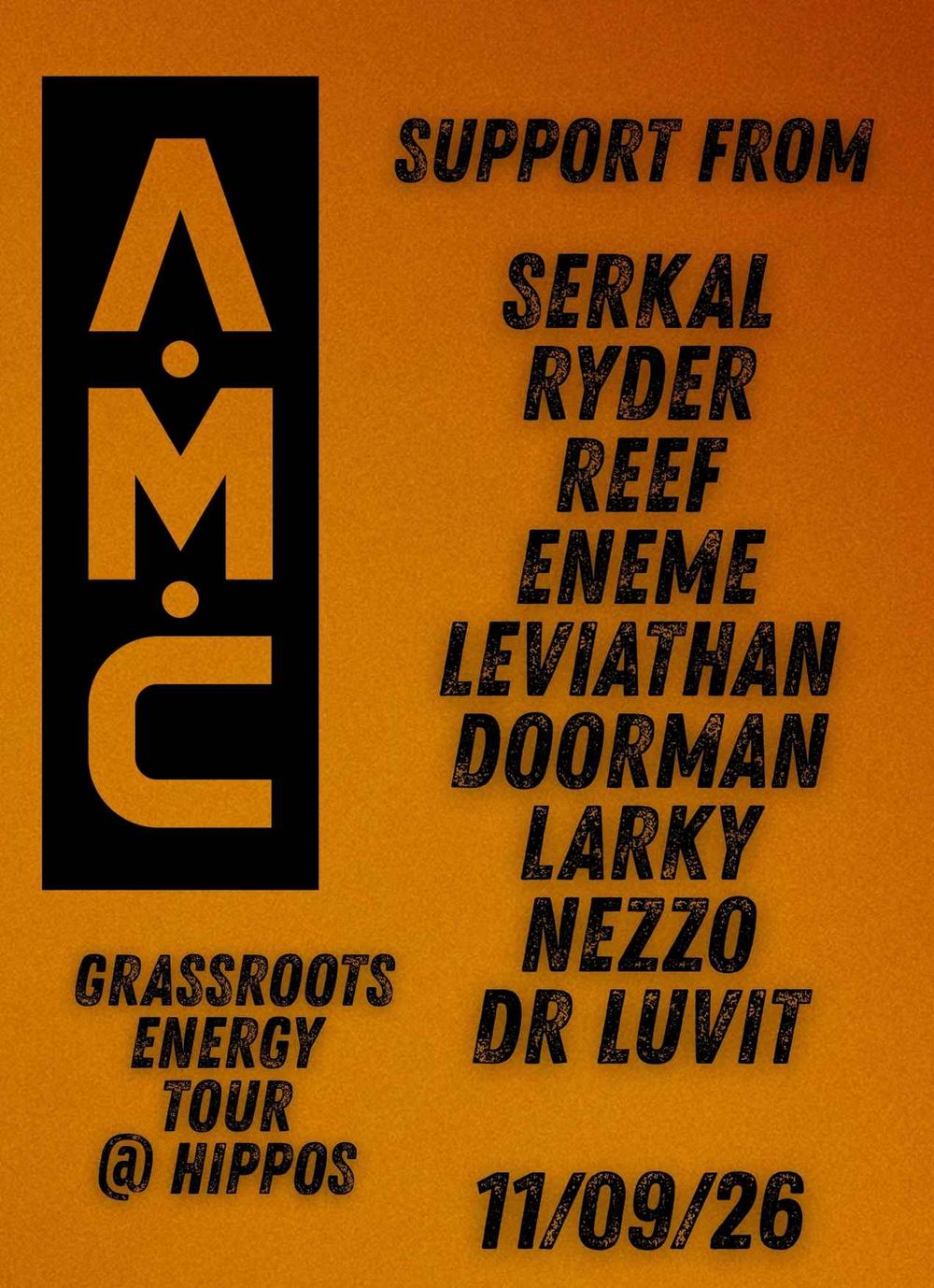 Flyer for A.M.C