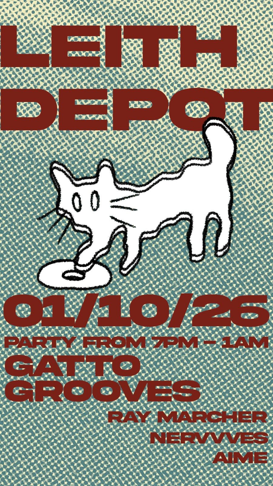 Flyer for Gatto Grooves