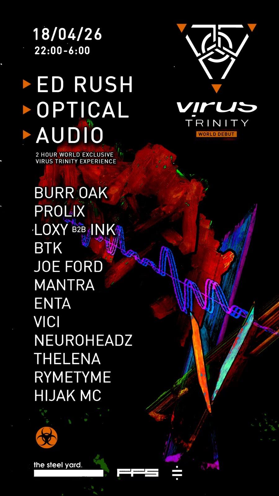 Flyer for Virus Trinity