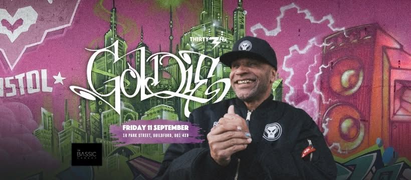 Flyer for Thirty3Hz: Goldie