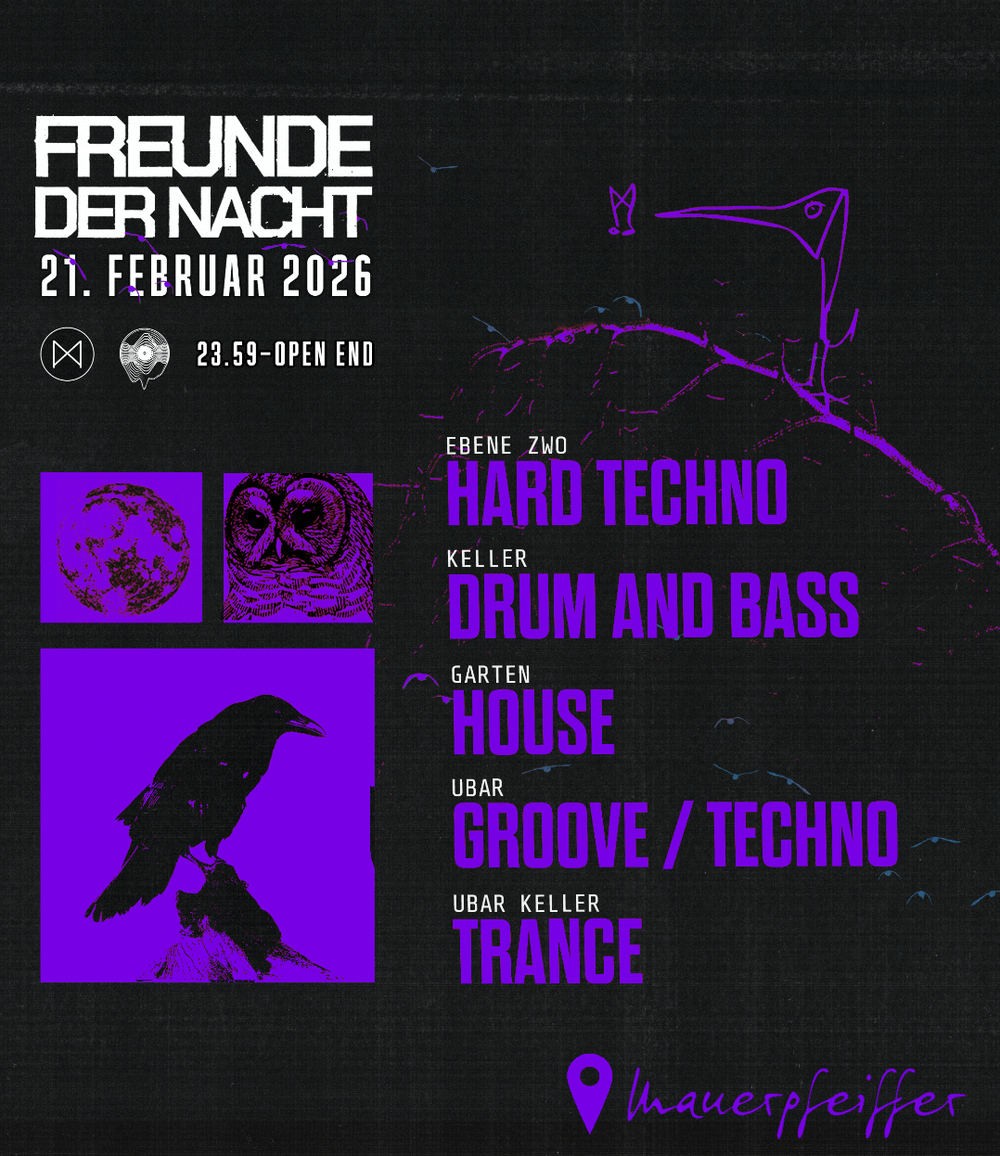 Flyer for Freunde der Nacht