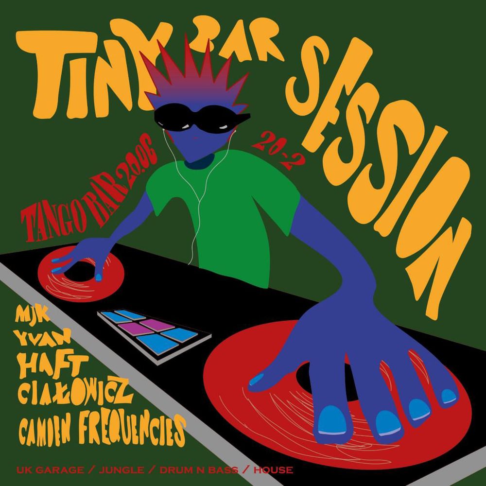 Flyer for Tiny Bar Sessions vol. 2