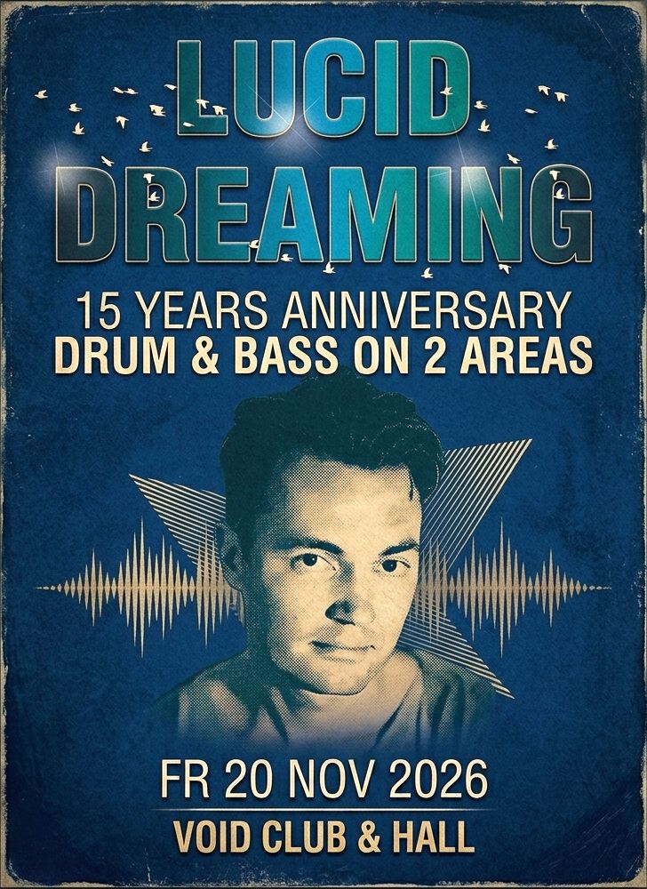 Flyer for Lucid Dreaming - 15 Years Anniversary with Seba (SE)