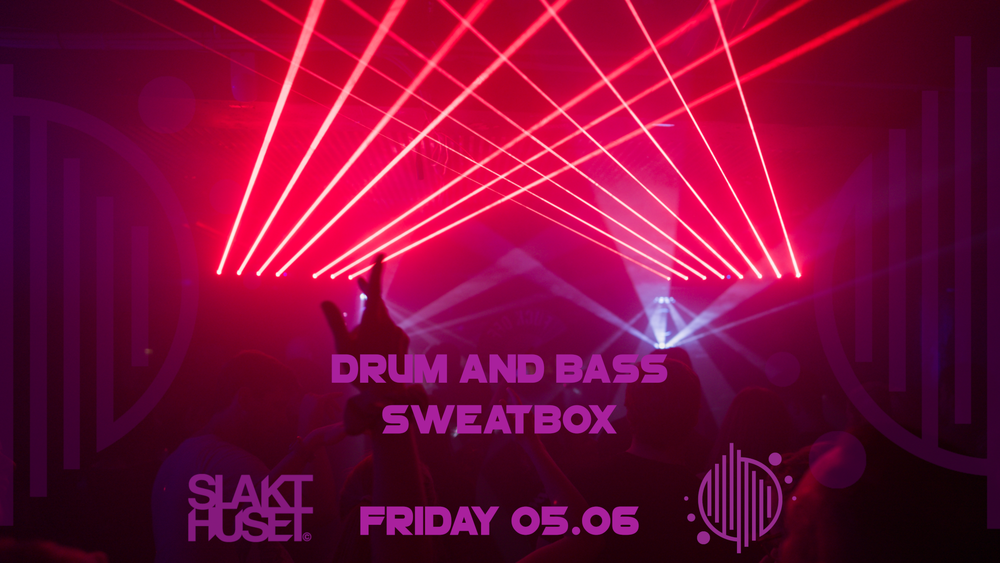 Flyer for Contralux: Drum & Bass Sweatbox