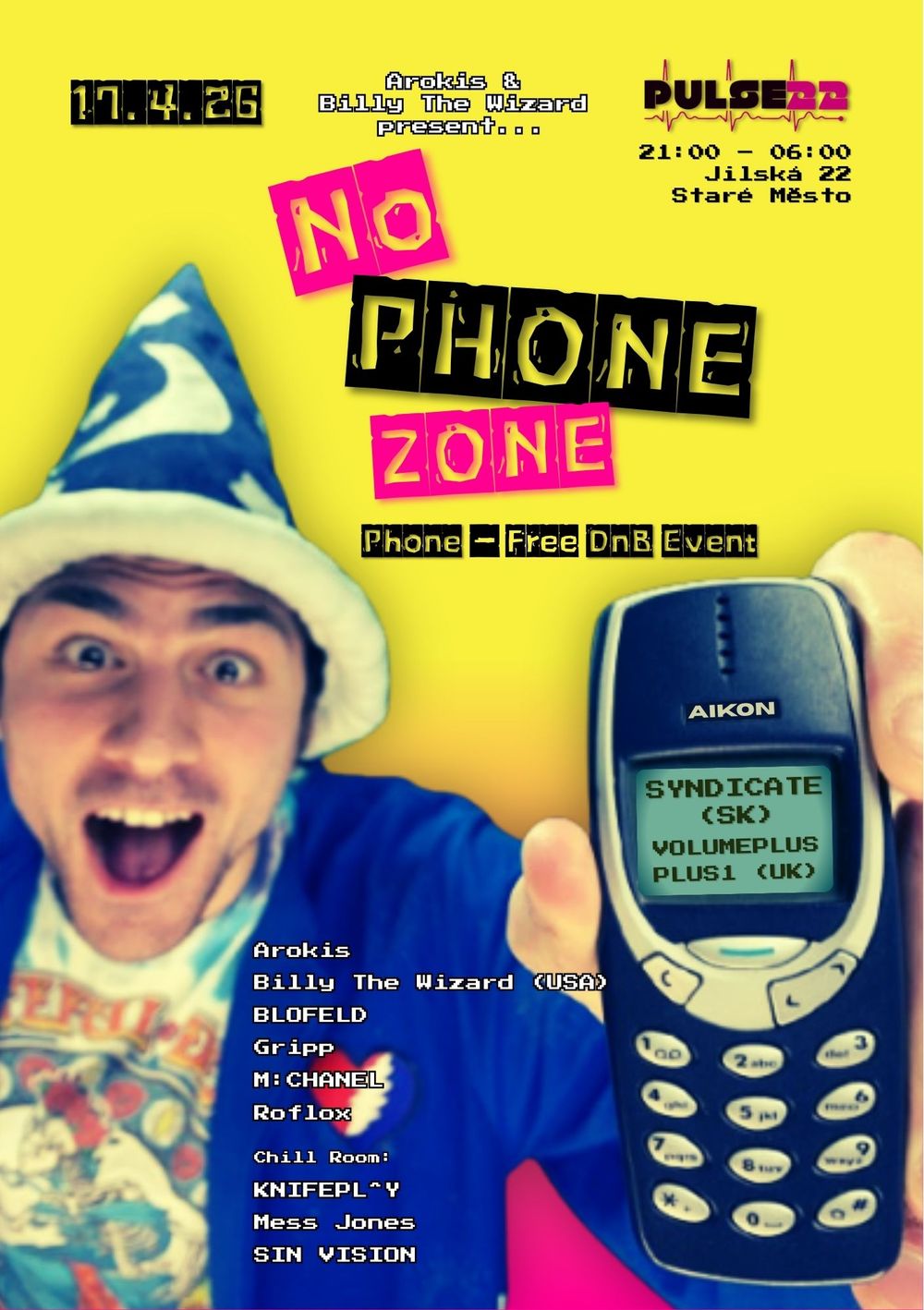 Flyer for No Phone Zone