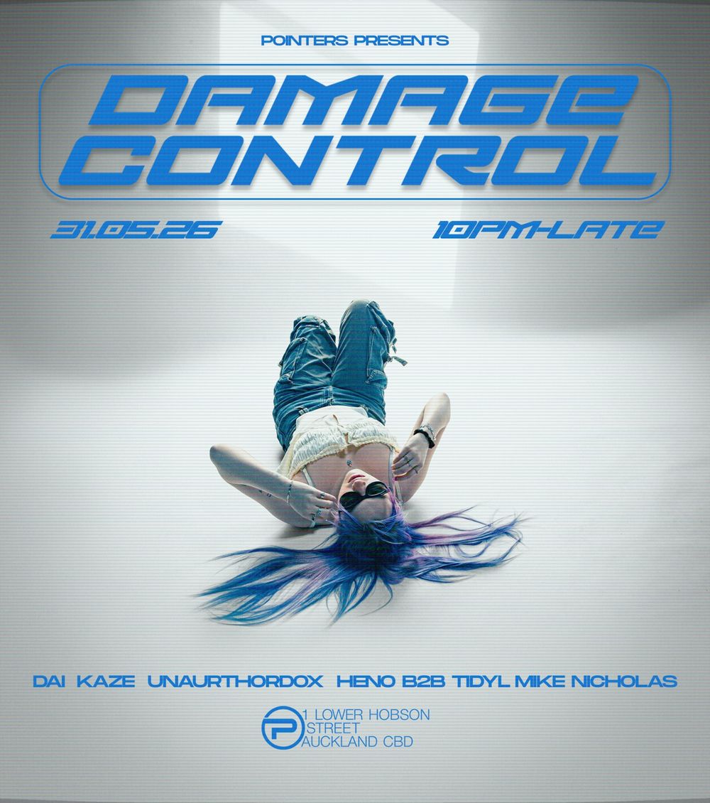 Flyer for Pointers presents: Damage Control