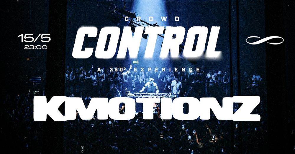 Flyer for K Motionz PRESENTS CROWD CONTROL ∞ ROXY Prague