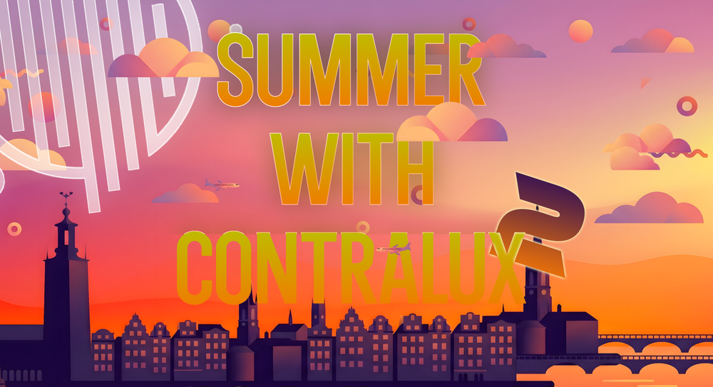 Flyer for SUMMER WITH Contralux - Rooftop + Club Drum & Bass Event