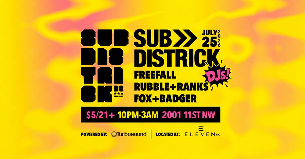 Flyer for SubDistrick Returns