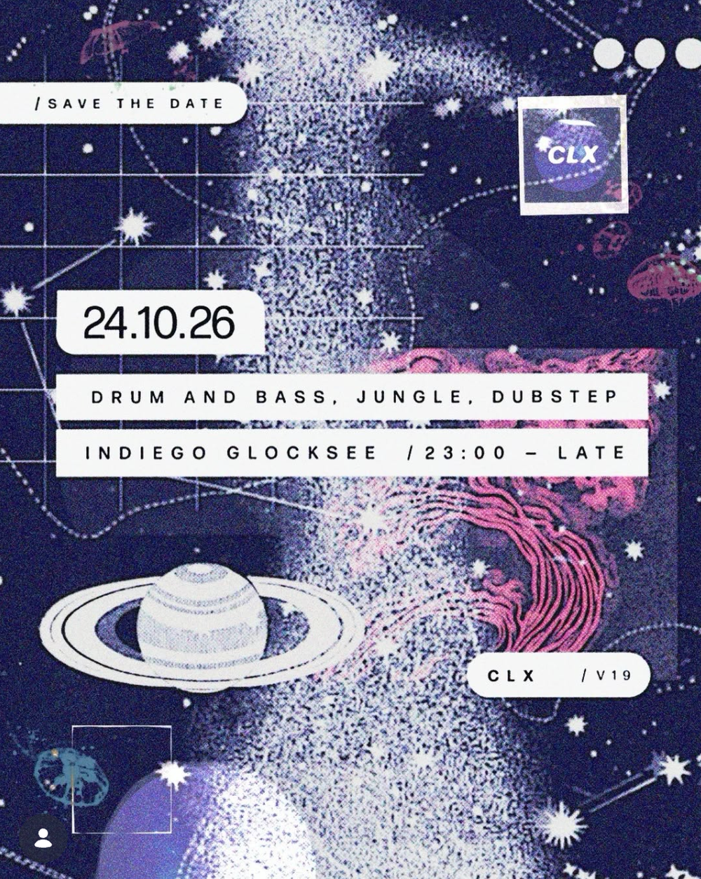 Flyer for CLX feat. Kara & Tom Finster