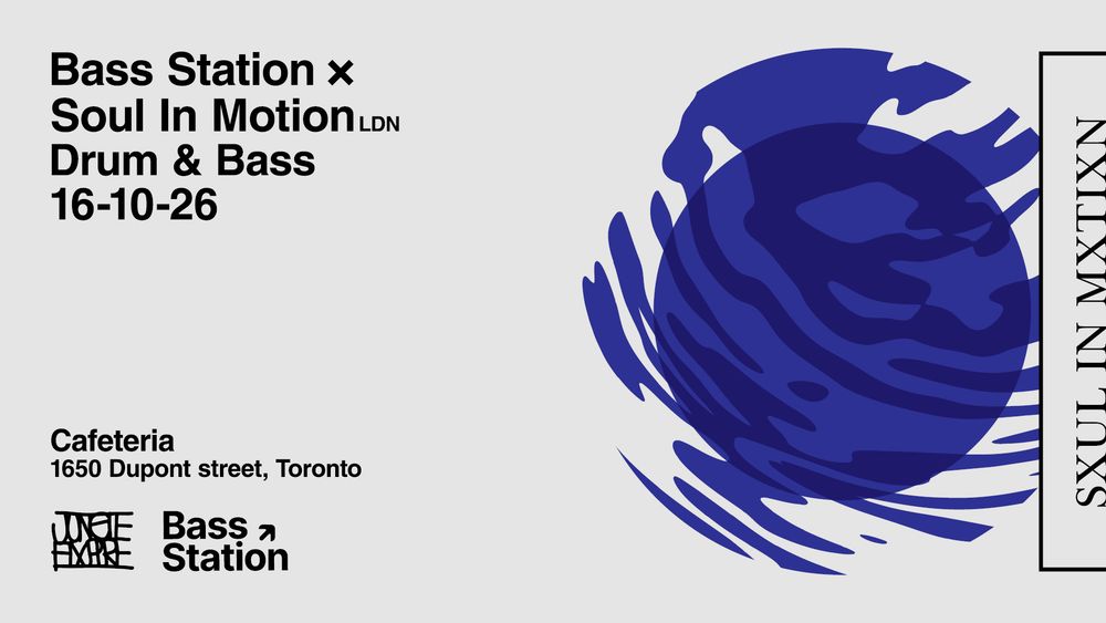 Flyer for Bass Station X Soul in Motion LDN