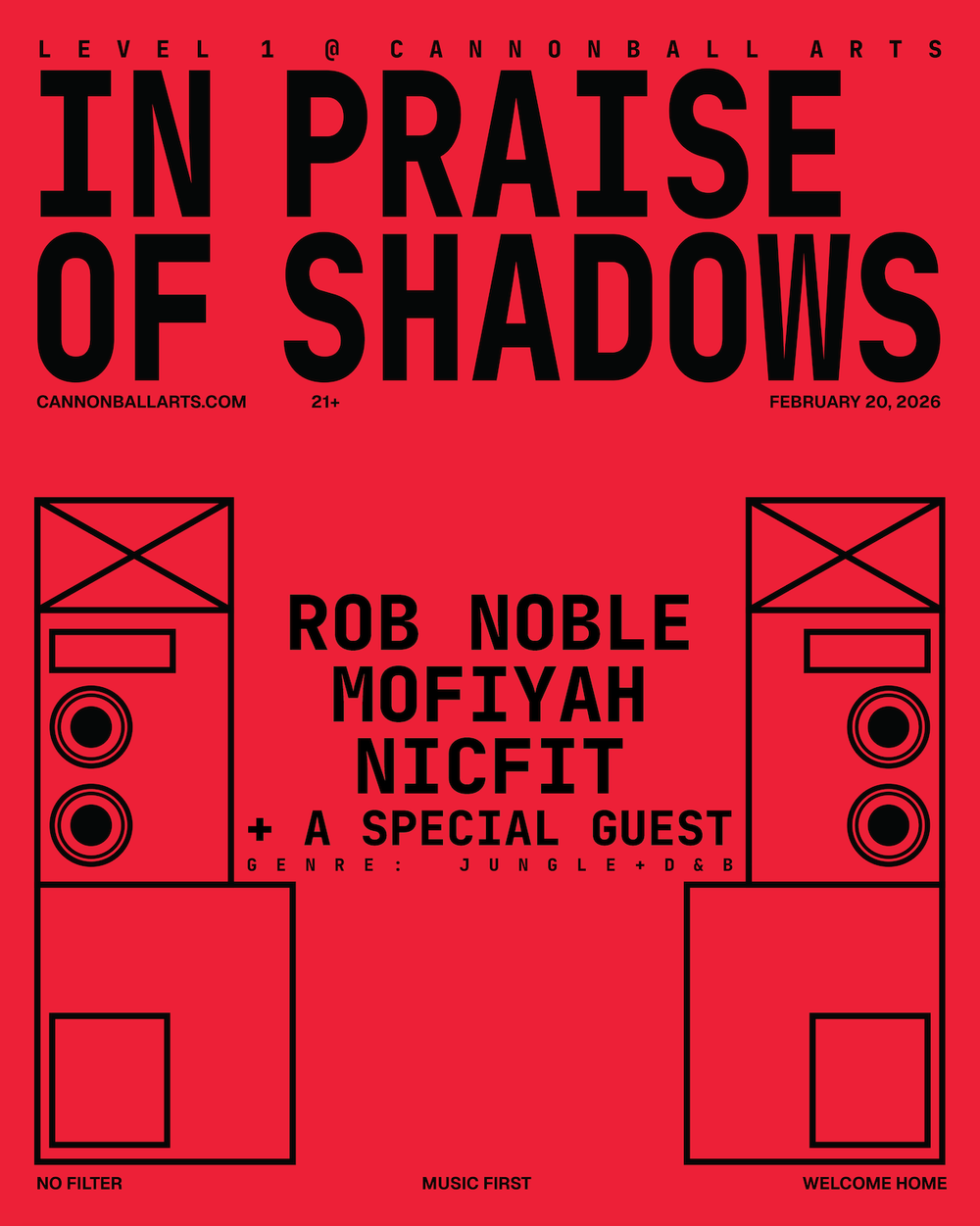 Flyer for IN PRAISE OF SHADOWS