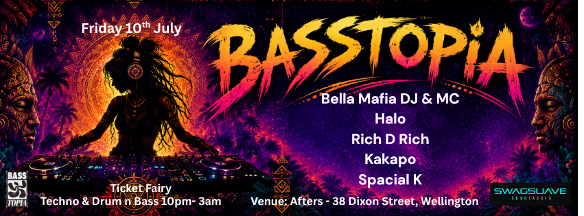 Flyer for Basstopia