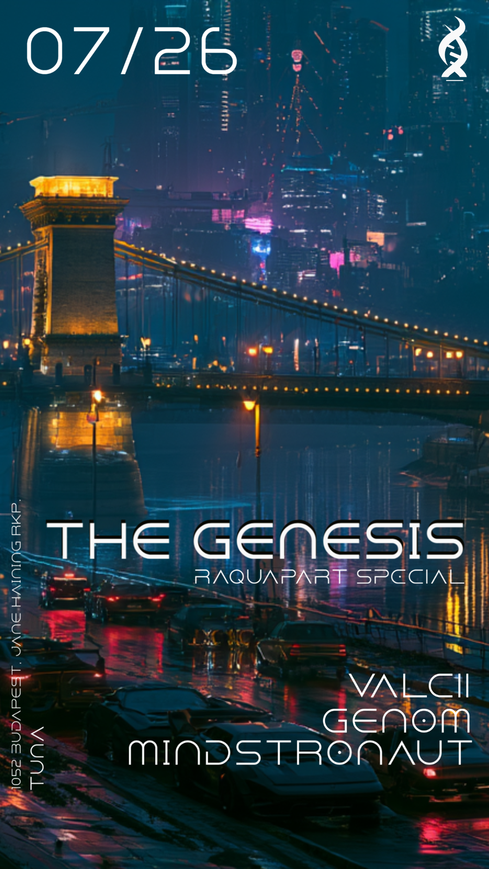 Flyer for The Genesis Rakpart Special