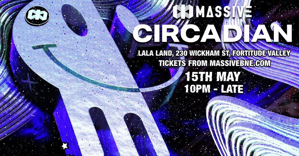 Flyer for Massive presents: Circadian