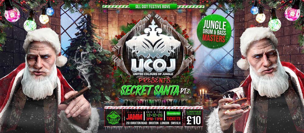 Flyer for UCOJ: Secret Santa part II