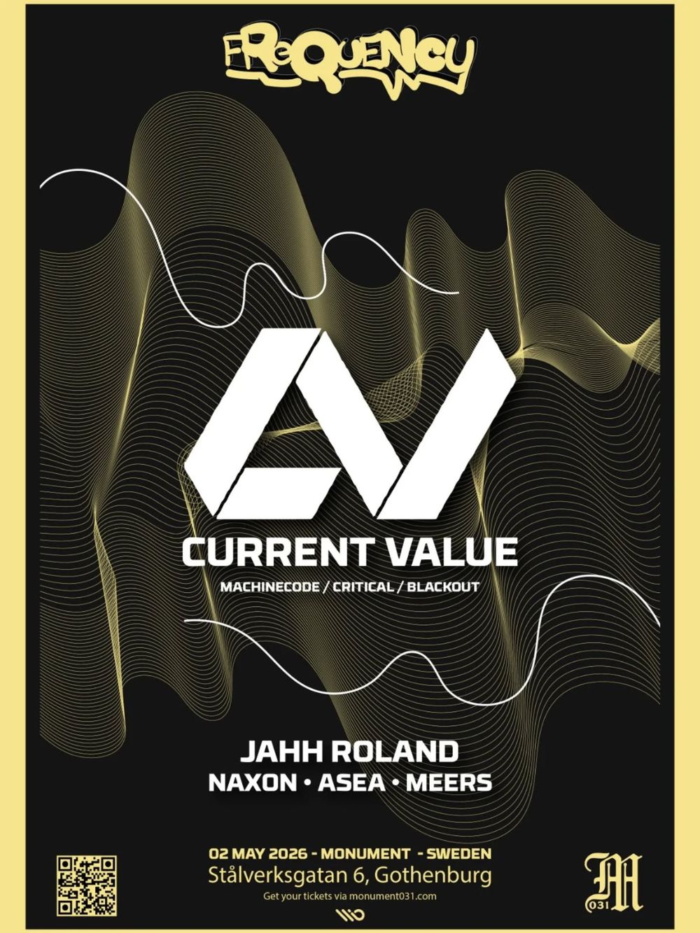 Flyer for Frequency DNB: Current Value (DE)