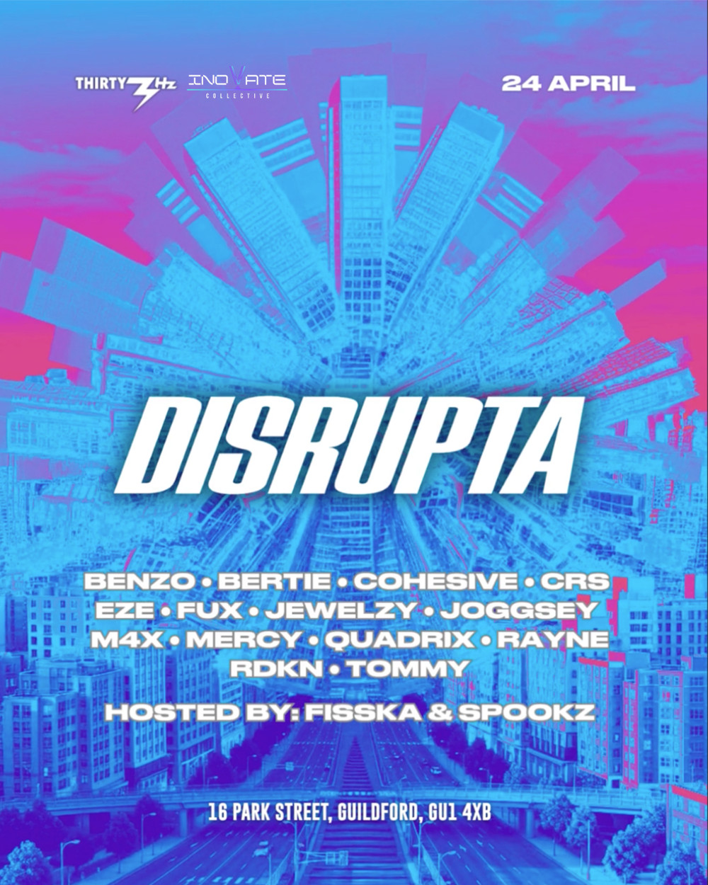Flyer for Disrupta