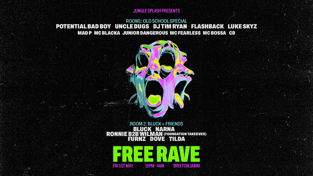 Flyer for Jungle Splash