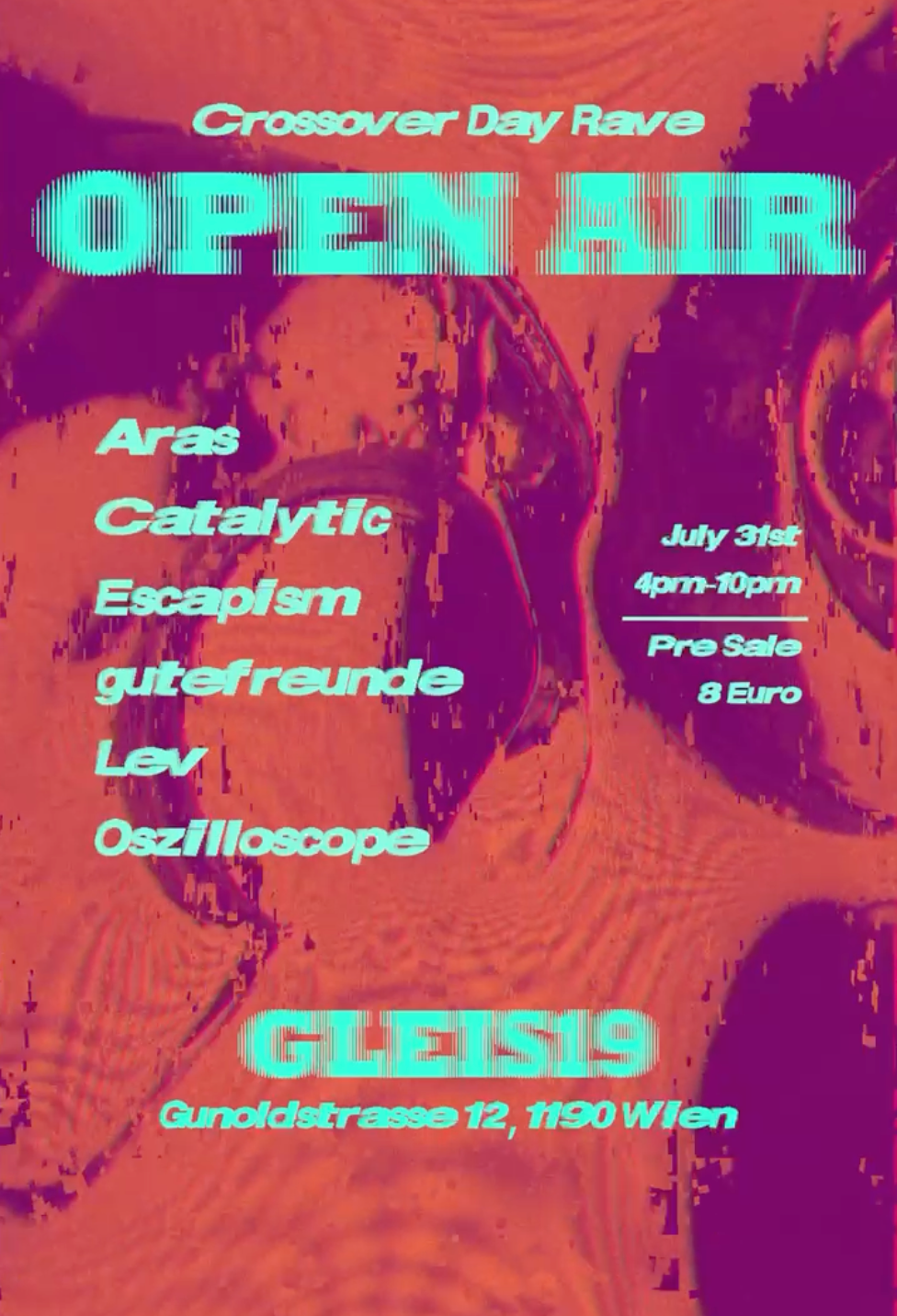 Flyer for Crossover OPEN AIR