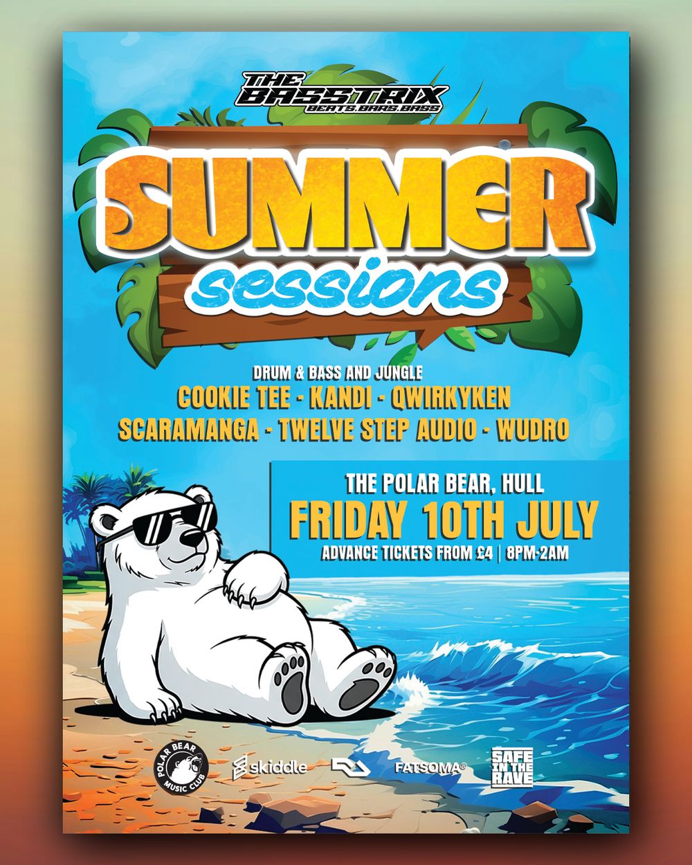 Flyer for The Basstrix: Summer Sessions