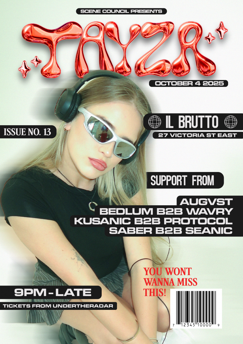 Flyer for Scene Council Presents: Tayza