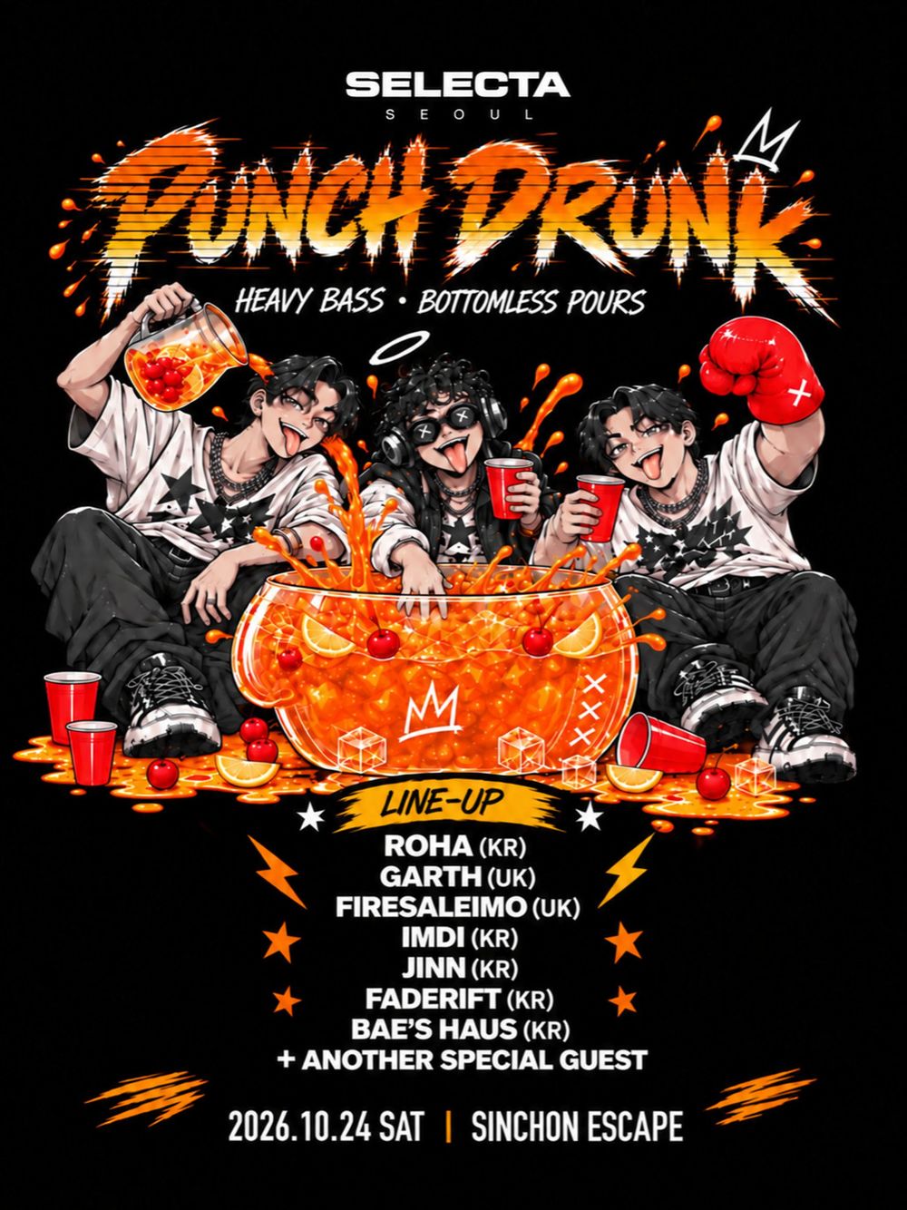 Flyer for PUNCH DRUNK