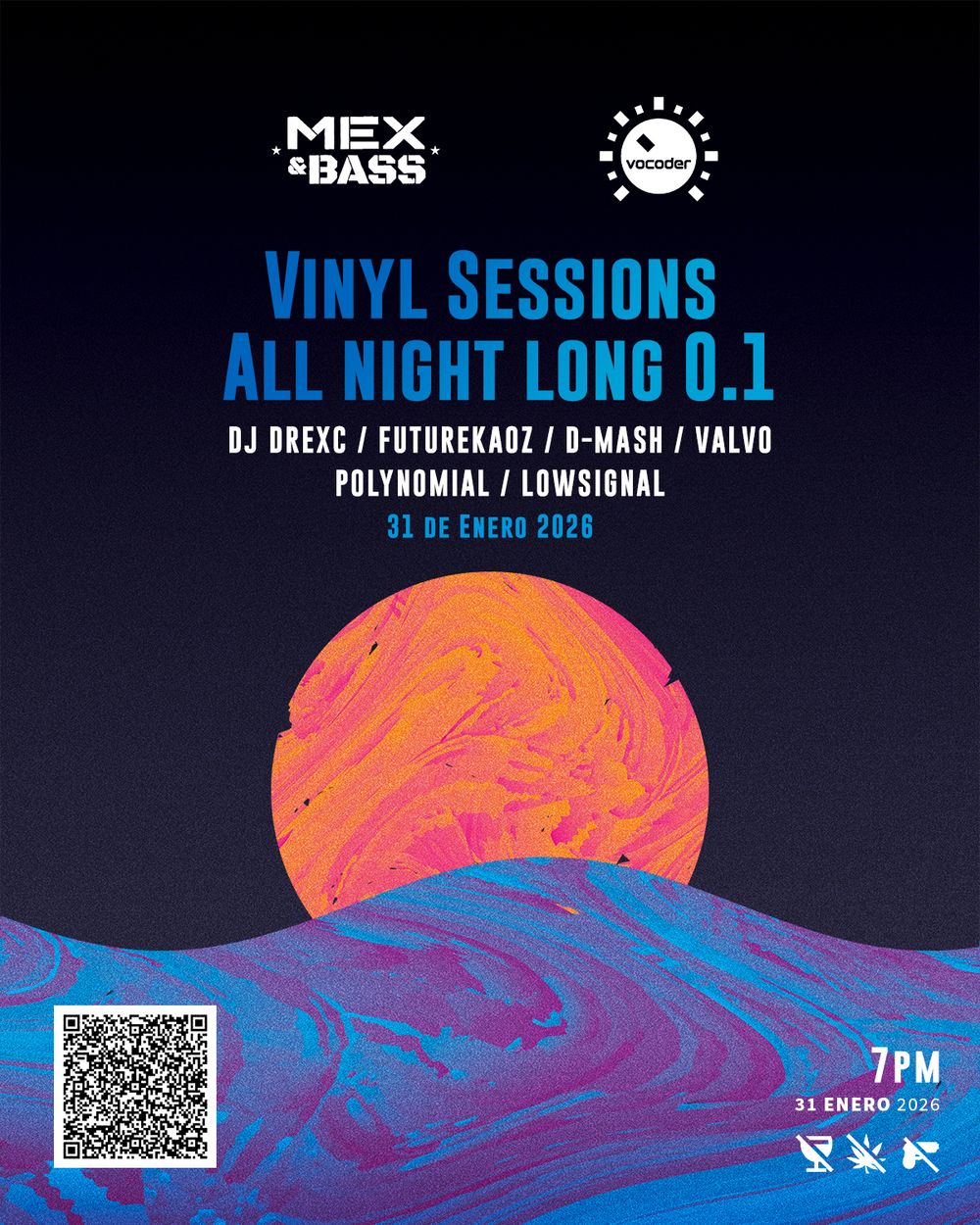 Flyer for Vinyl Session 0.1