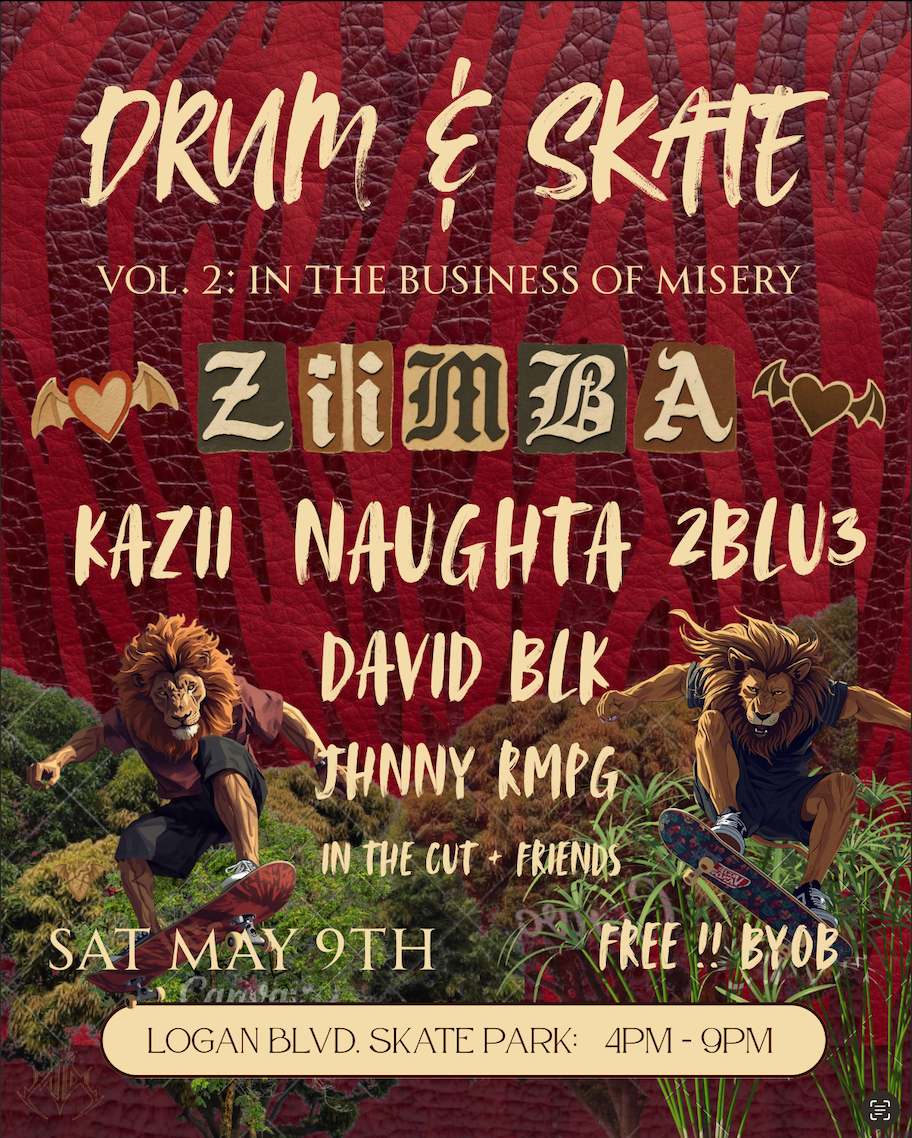 Flyer for Drum n Skate Vol. II