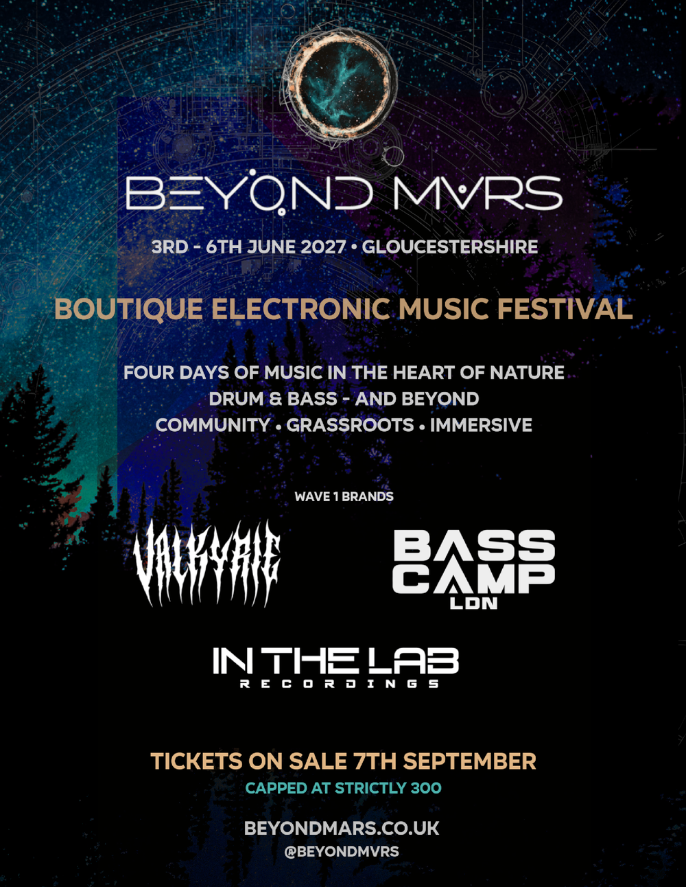 Flyer for Beyond Mars Festival