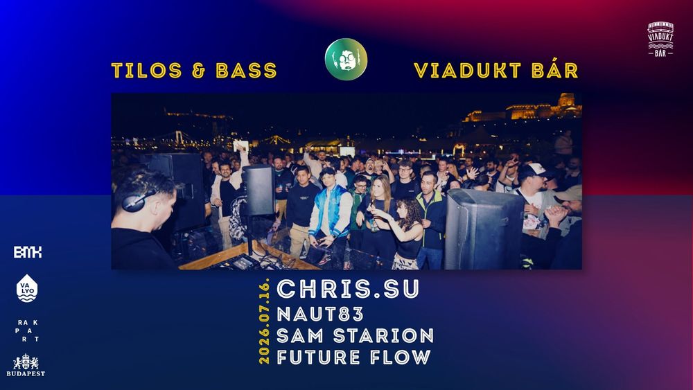 Flyer for Tilos & bass with Chris.SU
